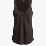 Favorite Daughter The Clean Cut Tank in Espresso