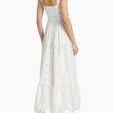 Adya Long Dress in White