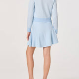 ASTR The Label Marian Jeweled Button Plaid Cardigan