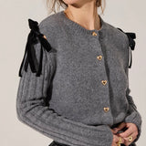 Melvie Bow Detail Cardigan