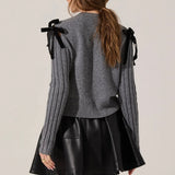 Melvie Bow Detail Cardigan