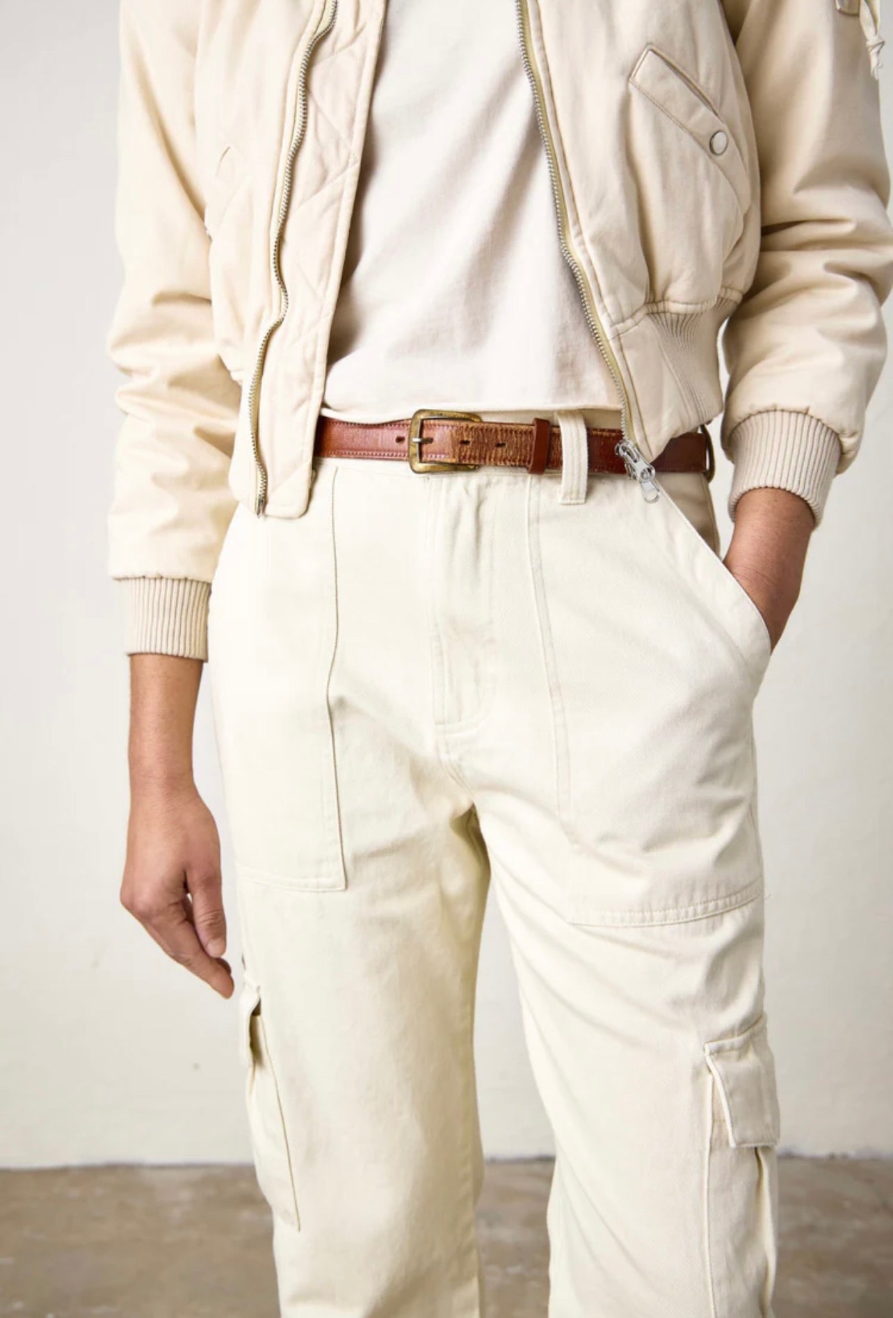 Hawk Straight Leg Cargo Denim Pant