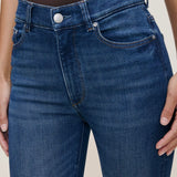 Dl1961 Bridget Boot High Rise Instasculpt Crop Jeans in Raindrop