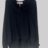 Ibiza Solid Blouse in Black