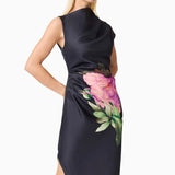 Azelie Asymmetrical Gown in Black
