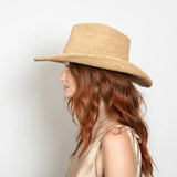 Wyeth Reed Raffia Cowboy Hat in Natural