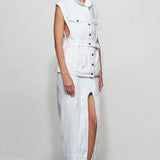 ET OCHS Alek Denim Midi Skirt