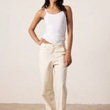Elias Wide Leg Mineral Print Baker Pant