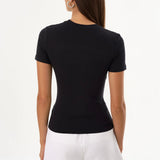 Moa Jersey Crew Neck Tee - Black