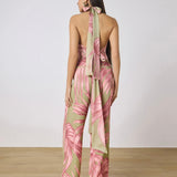 Rococo Sand Fawn Backless Halter Top