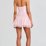 Retrofete Dreeny Embroidered Dress