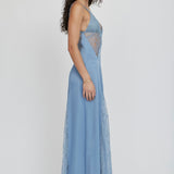 THIRD FORM Inhale Panel Slip Dressi in Tide