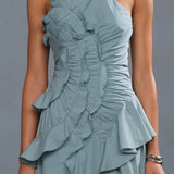 Amur Ottavia Ruffle Dress