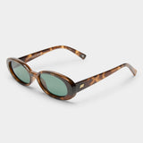 Outta Love Sunglasses in Tort Green Mono