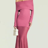 SEROYA Isotta Maxi Dress in Sangria