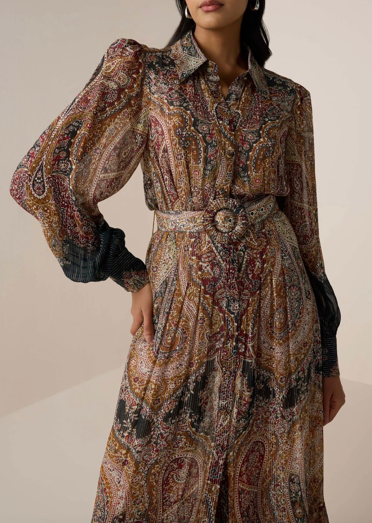 Hemant & Nandita Ruza Long Dress