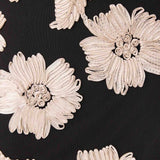 Elliatt Margaux Fit & Flare Gown in Black & Gold Floral