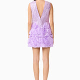 Elliatt Cerise Embellished Mini Dress