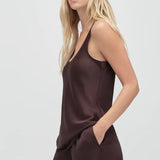 Favorite Daughter The Clean Cut Tank in Espresso