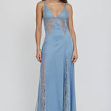 THIRD FORM Inhale Panel Slip Dressi in Tide