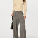 ASTR the Label Lanie Relaxed Tweed Trousers