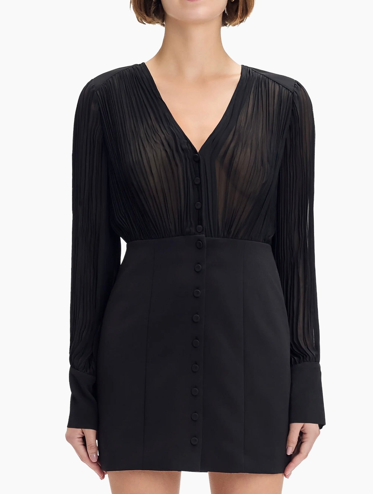 favorite daughter black dress Favorite Daughter The Love Language Long Sleeve Gown in Black Suite 201