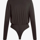 Favorite Daughter The Slinky Date Blouse in Espresso