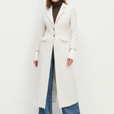 Favorite Daughter The CIty Coat in White Boucle