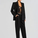 SEROYA Stefania Blazer in Black
