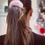 Genuine Mink Scrunchies