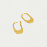 Crosby Hinged Hoops in Gold