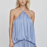 THIRD FORM Dreamt Halter Maxi Dress in Lapis