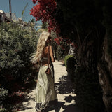 Sancia The Violeta Cupro Dress