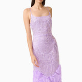 Elliatt Cerise Embellished Gown