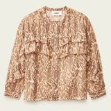 ba&sh Tunella Classic Ruffle Shirt