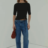 Favorite Daughter The Otto High Rise Boyfriend Ankle Jean in Vintage Campbell