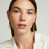 Plain Reign Earrings in Gold