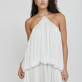 THIRD FORM Dreamt Halter Maxi Dress in Cloud