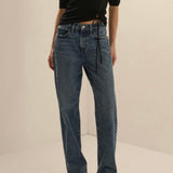 Favorite Daughter The Otto High Rise Boyfriend Ankle Jean in Vintage Campbell