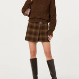 ASTR the Label Janeth Diamond Knit Turtleneck Sweater