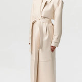 Naked Wardrobe Vegan Leather Trench Coat