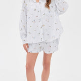 En Saison Nicole Button Up Top
