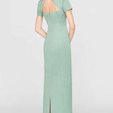 Theia Sorelia Floral Beaded Gown