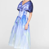 Theia Luretta Contoured Waist Dress