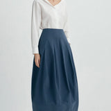 Rue Sophie Liora Asymmetrical Neck Shirt