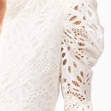 Carli Midi Shirt Dress in Ivory