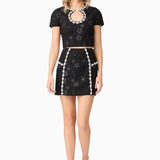 Ellouise Embellished Tweed Top