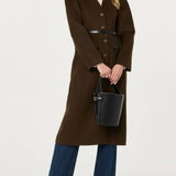 ASTR the Label Glorimar Belted Longline Coat