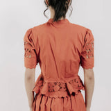 Elizabeth Top in Cinnamon