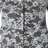 Naked Wardrobe Stretch Lace Inset Blazer